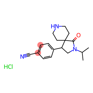 4-(2-ISOPROPYL-1-OXO-2,8-DIAZASPIRO[4.5]DECAN-4-YL)BENZONITRILE HYDROCHLORIDE