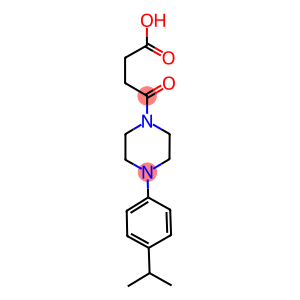 4-[4-(4-ISOPROPYLPHENYL)PIPERAZIN-1-YL]-4-OXOBUTANOIC ACID