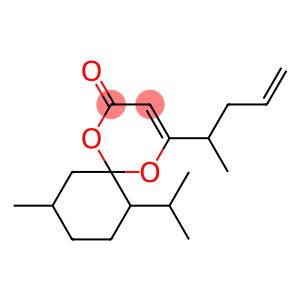 7-Isopropyl-10-methyl-4-(1-methyl-3-butenyl)-1,5-dioxaspiro[5.5]undec- 3-en-2-one