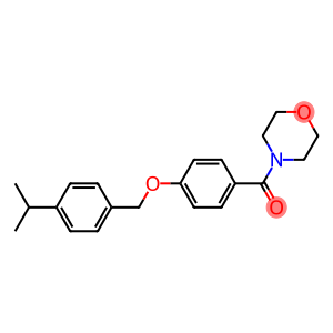 {4-[(4-isopropylbenzyl)oxy]phenyl}(morpholino)methanone
