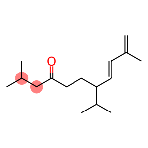 7-isopropyl-2,10-dimethyl-8,10-undecadien-4-one