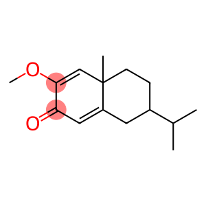 7-isopropyl-3-methoxy-4a-methyl-5,6,7,8-tetrahydro-2(4aH)-naphthalenone