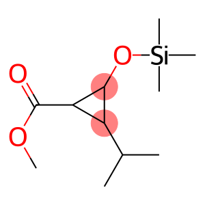 3-Isopropyl-2-(trimethylsiloxy)cyclopropanecarboxylic acid methyl ester