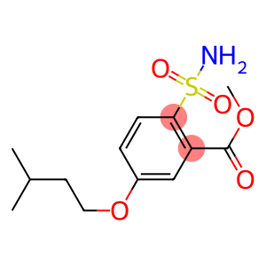 5-Isopentyloxy-2-sulfamoylbenzoic acid methyl ester