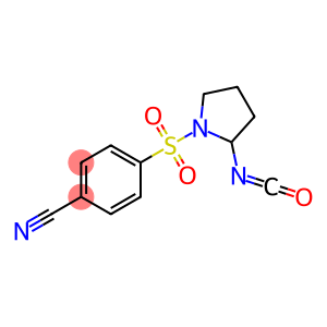 4-[(2-isocyanatopyrrolidine-1-)sulfonyl]benzonitrile