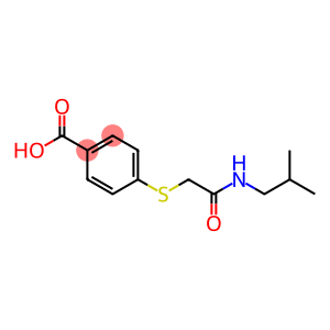 4-{[2-(isobutylamino)-2-oxoethyl]thio}benzoic acid