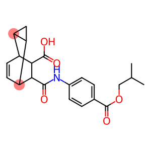 7-{[4-(isobutoxycarbonyl)anilino]carbonyl}tricyclo[3.2.2.0~2,4~]non-8-ene-6-carboxylic acid