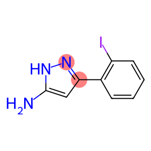 3-(2-iodophenyl)-1H-pyrazol-5-amine