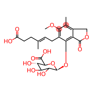 5-[(2E)-5-Carboxy-3-methyl-2-penten-1-yl]-1,3-dihydro-6-(methoxy-d3)-7-methyl-3-oxo-4-isobenzofuranyl b-D-Glucopyranosiduronic Acid