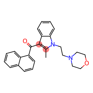 2-Methyl-1-(2-morpholinoethyl)-3-(1-naphthalenylcarbonyl)-1H-indole