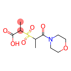2-{[1-(morpholin-4-yl)-1-oxopropane-2-]sulfonyl}propanoic acid