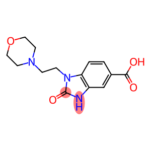 1-[2-(morpholin-4-yl)ethyl]-2-oxo-2,3-dihydro-1H-1,3-benzodiazole-5-carboxylic acid