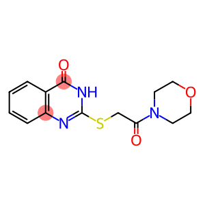 2-(2-MORPHOLIN-4-YL-2-OXOETHYLTHIO)-3-HYDROQUINAZOLIN-4-ONE