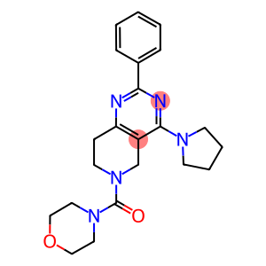 MORPHOLIN-4-YL-(2-PHENYL-4-PYRROLIDIN-1-YL-7,8-DIHYDRO-5H-PYRIDO[4,3-D]PYRIMIDIN-6-YL)-METHANONE