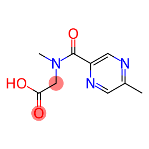 {methyl[(5-methylpyrazin-2-yl)carbonyl]amino}acetic acid