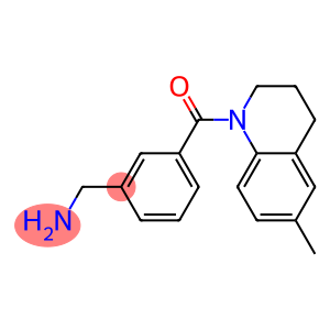 1-{3-[(6-methyl-3,4-dihydroquinolin-1(2H)-yl)carbonyl]phenyl}methanamine