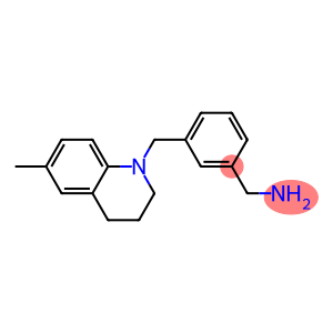 {3-[(6-methyl-1,2,3,4-tetrahydroquinolin-1-yl)methyl]phenyl}methanamine