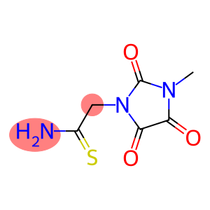 2-(3-methyl-2,4,5-trioxoimidazolidin-1-yl)ethanethioamide