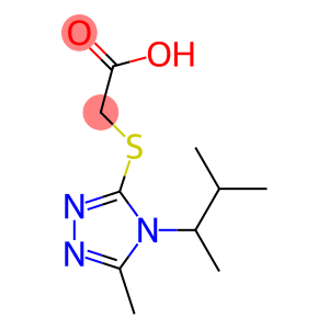 2-{[5-methyl-4-(3-methylbutan-2-yl)-4H-1,2,4-triazol-3-yl]sulfanyl}acetic acid