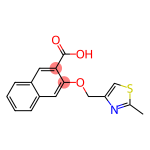 3-[(2-methyl-1,3-thiazol-4-yl)methoxy]naphthalene-2-carboxylic acid