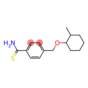 4-{[(2-methylcyclohexyl)oxy]methyl}benzene-1-carbothioamide
