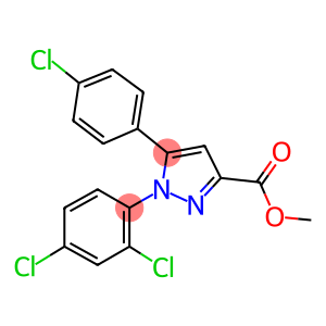 METHYL 5-(4-CHLOROPHENYL)-1-(2,4-DICHLOROPHENYL)-1H-PYRAZOLE-3-CARBOXYLATE