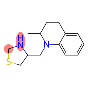 4-[(2-methyl-1,2,3,4-tetrahydroquinolin-1-yl)methyl]-1,3-thiazolidine