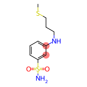 3-{[3-(methylsulfanyl)propyl]amino}benzene-1-sulfonamide