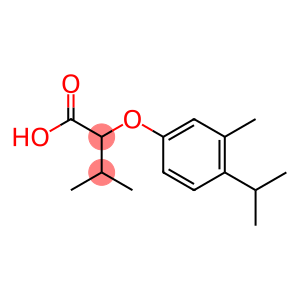 3-methyl-2-[3-methyl-4-(propan-2-yl)phenoxy]butanoic acid