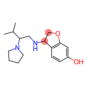 3-{[3-methyl-2-(pyrrolidin-1-yl)butyl]amino}-2,3-dihydro-1-benzofuran-6-ol
