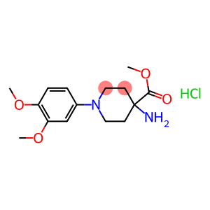 METHYL 4-AMINO-1-(3,4-DIMETHOXYPHENYL)PIPERIDINE-4-CARBOXYLATE HYDROCHLORIDE