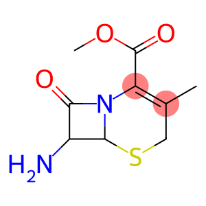 3-甲基-7-氨基-8-羰基-5-硫杂-1-氮杂-双环[4.2.0]-2-辛烯-2-羧酸甲酯