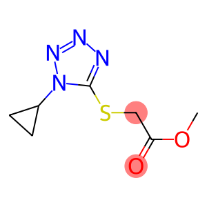 methyl 2-[(1-cyclopropyl-1H-1,2,3,4-tetrazol-5-yl)sulfanyl]acetate
