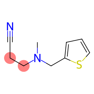 3-[methyl(thiophen-2-ylmethyl)amino]propanenitrile