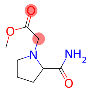 methyl 2-(2-carbamoylpyrrolidin-1-yl)acetate