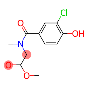 methyl 2-[(3-chloro-4-hydroxyphenyl)-N-methylformamido]acetate