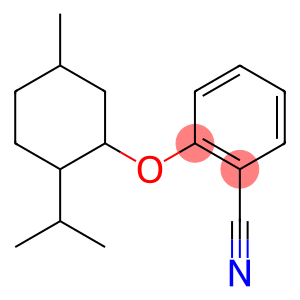 2-{[5-methyl-2-(propan-2-yl)cyclohexyl]oxy}benzonitrile