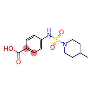 4-{[(4-methylpiperidine-1-)sulfonyl]amino}benzoic acid