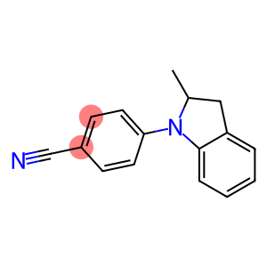4-(2-methyl-2,3-dihydro-1H-indol-1-yl)benzonitrile