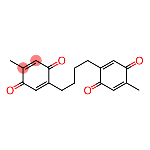 2-methyl-5-[4-(4-methyl-3,6-dioxocyclohexa-1,4-dienyl)butyl]benzo-1,4-quinone