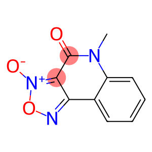 5-methyl-4-oxo-4,5-dihydro[1,2,5]oxadiazolo[3,4-c]quinolin-3-ium-3-olate