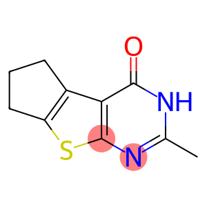 2-methyl-3,5,6,7-tetrahydro-4H-cyclopenta[4,5]thieno[2,3-d]pyrimidin-4-one