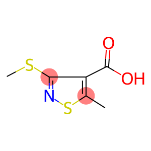 5-METHYL-3-(METHYLSULFANYL)-4-ISOTHIAZOLECARBOXYLIC ACID