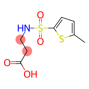 3-[(5-methylthiophene-2-)sulfonamido]propanoic acid