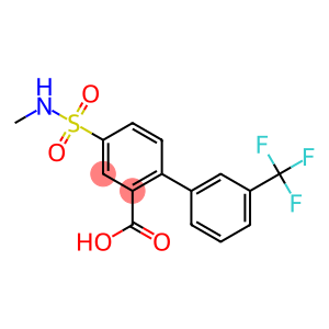 4-[(methylamino)sulfonyl]-3'-(trifluoromethyl)-1,1'-biphenyl-2-carboxylic acid