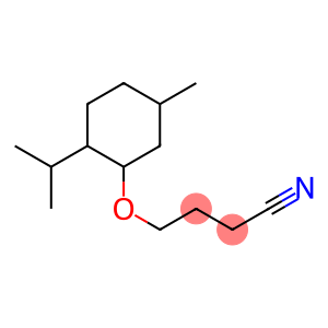 4-{[5-methyl-2-(propan-2-yl)cyclohexyl]oxy}butanenitrile