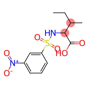 3-methyl-2-[(3-nitrobenzene)sulfonamido]pentanoic acid