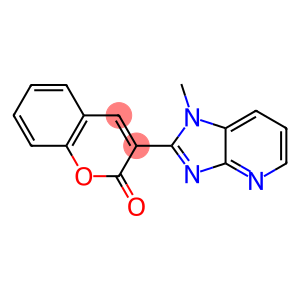 3-(1-Methyl-1H-imidazo[4,5-b]pyridin-2-yl)-2H-1-benzopyran-2-one