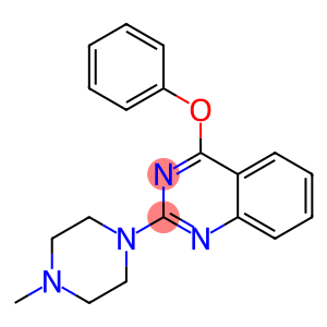 2-[4-Methyl-1-piperazinyl]-4-(phenoxy)quinazoline