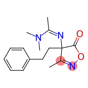3-Methyl-4-(2-phenylethyl)-4-[[1-(dimethylamino)ethylidene]amino]isoxazol-5(4H)-one